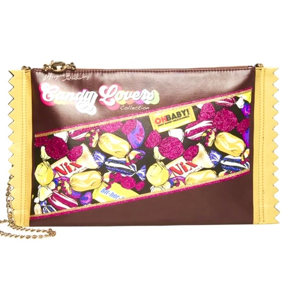 Betsey Johnson Handbags - Betsey Johnson Treat Me Convertible Clutch Crossbody